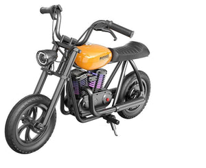 Motocicleta electrica pentru copii tip Chopper HYPER GOGO PIONEER 12 Plus , PORTOCALIU - gogobaby.ro