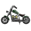 Motocicleta electrica realista tip Chopper HYPER GOGO Challenger 12 Plus , culoare VERDE - gogobaby.ro
