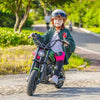Motocicleta electrica realista tip Chopper HYPER GOGO Challenger 12 Plus , culoare VERDE - gogobaby.ro