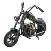 Motocicleta electrica realista tip Chopper HYPER GOGO Challenger 12 Plus , culoare VERDE - gogobaby.ro