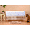 Patut din lemn bebe, Transformabil si pentru junior, 140x70 cm, Din lemn de pin si mdf, Stabil si rezistent, Inaltime saltea reglabila pe 3 nivele, Laterala cu 3 bete detasabile, EN716-1, EN716-2, Alb, Babyneeds, Nadia + Saltea 12 cm