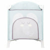 Patut pliant bebe, 120x60 cm, Cu un nivel, Cu intrare laterala cu fermoar, 2 roti, Conform cu standardul european de securitate EN 716-1:2017+AC:2019, Elephant Dusty Mint, FreeON, Ballon