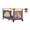 Patut pliant, Petite&Mars, Cu un nivel, Cu intrare laterala cu fermoar, 2 roti, 120x60 cm, Conform cu standardele europene de securitate EN 716-1:207+AC:2019, EN 716-2:2017, EN 71-3:2019, Leut Galben