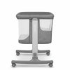 Patut co-sleeper, Lionelo, Aurora, 3 in 1, Cu leganare si setare unghiulara, Include saltea cu densitate T25 si geanta transport, Reglabil in 5 pozitii pe inaltime, Pana la 9 kg, 0 luni+, 85x60x66 cm, Conform cu EN 1130:2019+AC:2020, EN 16890:2, Gri - gogobaby.ro