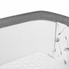 Patut co-sleeper, Lionelo, Aurora, 3 in 1, Cu leganare si setare unghiulara, Include saltea cu densitate T25 si geanta transport, Reglabil in 5 pozitii pe inaltime, Pana la 9 kg, 0 luni+, 85x60x66 cm, Conform cu EN 1130:2019+AC:2020, EN 16890:2, Gri - gogobaby.ro