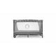 Patut pliant, Lionelo, Flower, Cu doua nivele, Cu arcada, Geanta transport, Masuta de infasat, Bara cu jucarii, Fereastra laterala, 120x60 cm, Conform cu standardele europeane de securitate EN 716 si EN12221, Gri