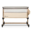 Patut co-sleeper, Lionelo, Leonie, Cu sistem de leganare, Cu setare unghiulara, Reglabil in 5 pozitii pe inaltime, Conform cu standardele europeane de securitate EN1130 si EN16890, Beige Sand