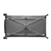 Patut pliant, Lionelo, Sven Plus, 120x60 cm, Cu doua nivele, Cu arcada jucarii, masuta de infasat  vibratii, melodii, conform cu standardele europeane de securitate EN716 si EN12221, Yellow Scandi