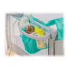 Patut pliant, Lionelo, Sven Plus, 120x60 cm, Cu doua nivele, Cu arcada jucarii, masuta de infasat  vibratii, melodii, conform cu standardele europeane de securitate EN716 si EN12221, Yellow Scandi