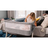 Patut co-sleeper, Lionelo, Theo, 2 in 1, Cu setare unghiulara, Reglabil in 5 pozitii pe inaltime, Conform cu standardele europeane de securitate EN1130 si EN16890, Grey Stone