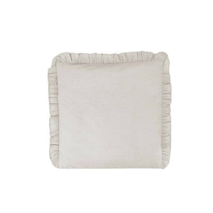 Perna clasica de dormit, MimiNu, Cu husa detasabila cu fermoar, Din bumbac certificat Oeko Tex Standard 100, 40x40 cm, Colectia Royal, Beige - gogobaby.ro