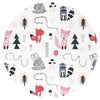 Perna bebelus, MimiNu, Profilata, Cu doua fete, Cu functie anti-soc, Pufoasa, Din catifea si bumbac, 23x26 cm, Materiale certificate Oeko Tex Standard 100, Velvet Fox