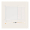 Poarta de siguranta, Lionelo, Thea, Textila, Ofera vizibilitate, Retractabila, Mecanism dublu de blocare, Montaj universal, 80x140 cm, Conform cu standardul european de securitate EN1930, Alb