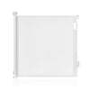 Poarta de siguranta, Lionelo, Thea, Textila, Ofera vizibilitate, Retractabila, Mecanism dublu de blocare, Montaj universal, 80x140 cm, Conform cu standardul european de securitate EN1930, Alb