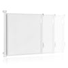 Poarta de siguranta, Lionelo, Thea, Textila, Ofera vizibilitate, Retractabila, Mecanism dublu de blocare, Montaj universal, 80x140 cm, Conform cu standardul european de securitate EN1930, Alb