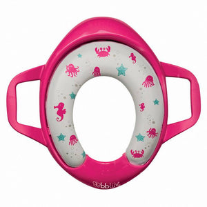 Reductor toaleta, BBluv, Poti, Cu perna confortabila si detasabila, Fara BPA, Pink - gogobaby.ro