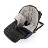 Sac de iarna, Petite&Mars, Jibot, Pentru carucior, landou sau scaun auto, 100x48 cm, Impermeabil, Cu elemente reflectorizante, Extensibil, 3 in 1, Pale Eucalypt