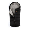 Sac de iarna, Petite&Mars, Jibot, Pentru carucior, landou sau scaun auto, 100x48 cm, Impermeabil, Cu elemente reflectorizante, Extensibil, 3 in 1, Charcoal Grey