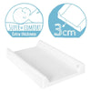 Saltea de infasat, Ceba Baby, Confort, 50x70 cm, Atasabila la patut, Fara BPA, 0 luni+, Candy Andy Dino
