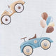 Saltea de infasat, Ceba Baby, Pliabila, 60 x 40 cm, Retro Cars