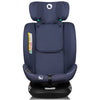 Scaun auto, Lionelo, Bastiaan One i-Size, 4 in 1, Protectie laterala, Cu spatar inclinabil in 4 pozitii, Cu tetiera reglabila in 13 pozitii, Rotire 360 grade, Top Tether, 0-36 Kg, 40-150 cm, Cu Isofix, Conform cu ECE R129, Albastru