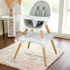 Scaun de masa, FreeON, Eos, 3 in 1, Multifunctional, Cu tavita reglabila si detasabila, Conform cu standardul european de securitate EN 14988:2017+A1:2020, Grey - gogobaby.ro