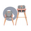 Scaun de masa, Lionelo, Koen, Din fag, 2 in 1, Transformabil, Sustine 30 kg, 6 luni+, Conform cu standardul european de securitate EN14988, Roz