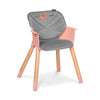 Scaun de masa, Lionelo, Koen, Din fag, 2 in 1, Transformabil, Sustine 30 kg, 6 luni+, Conform cu standardul european de securitate EN14988, Roz
