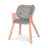 Scaun de masa, Lionelo, Koen, Din fag, 2 in 1, Transformabil, Sustine 30 kg, 6 luni+, Conform cu standardul european de securitate EN14988, Roz