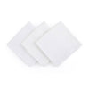 Set 3 scutece, Petite&Mars, Moussy Total White, Din muselina de bambus, Hipoalergenice, 68 x 68 cm, Certificate Oeko Tex Standard 100, Alb - gogobaby.ro