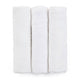 Set 3 scutece, Petite&Mars, Moussy Total White, Din muselina de bambus, Hipoalergenice, 68 x 68 cm, Certificate Oeko Tex Standard 100, Alb