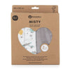 Set 2 scutece, Petite&Mars, Misty Grey Planes, Din muselina de bambus, Hipoalergenice, Dimensiuni mari 120 x 120 cm, Certificate Oeko Tex Standard 100, Multicolor