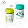 Termos, Bbluv, Food, Pentru alimente solide, Cu lingurita inclusa, 300 ml, BPA Free, Lime - gogobaby.ro