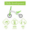 Tricicleta copii, Chillafish, Bunzi, 2 in 1, Transformabila in bicicleta fara pedale, Cu sa reglabila, Cu mic compartiment in sa, 1.9 Kg, Pentru 13 ani, Lime