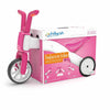 Tricicleta copii, Chillafish, Bunzi, 2 in 1, Transformabila in bicicleta fara pedale, Cu sa reglabila, Cu mic compartiment in sa, 1.9 Kg, Pentru 13 ani, Pink