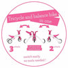 Tricicleta copii, Chillafish, Bunzi, 2 in 1, Transformabila in bicicleta fara pedale, Cu sa reglabila, Cu mic compartiment in sa, 1.9 Kg, Pentru 13 ani, Pink