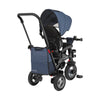 Tricicleta copii, Lionelo, Tris, Ultrapliabila, Multifunctionala. Mecanism de pedalare libera, Suport picioare, Control al directiei, Scaun reversibil, Rotire 360 grade, Conform cu standardul europeane de securitate EN71, JEANS