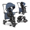 Tricicleta copii, Lionelo, Tris, Ultrapliabila, Multifunctionala. Mecanism de pedalare libera, Suport picioare, Control al directiei, Scaun reversibil, Rotire 360 grade, Conform cu standardul europeane de securitate EN71, JEANS