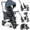 Tricicleta copii, Lionelo, Tris, Ultrapliabila, Multifunctionala. Mecanism de pedalare libera, Suport picioare, Control al directiei, Scaun reversibil, Rotire 360 grade, Conform cu standardul europeane de securitate EN71, JEANS