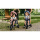 Tricicleta copii, Lionelo, Tris, Ultrapliabila, Multifunctionala. Mecanism de pedalare libera, Suport picioare, Control al directiei, Scaun reversibil, Rotire 360 grade, Conform cu standardul europeane de securitate EN71, Roz/Gri