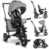 Tricicleta copii, Lionelo, Tris, Ultrapliabila, Multifunctionala. Mecanism de pedalare libera, Suport picioare, Control al directiei, Scaun reversibil, Rotire 360 grade, Conform cu standardul europeane de securitate EN71, GRI - gogobaby.ro