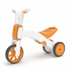 Tricicleta copii, Chillafish, Bunzi Matte, 2 in 1, Transformabila in bicicleta fara pedale, Cu sa reglabila, Cu mic compartiment in sa, 1.9 Kg, Pentru 1-3 ani, Ginger - gogobaby.ro
