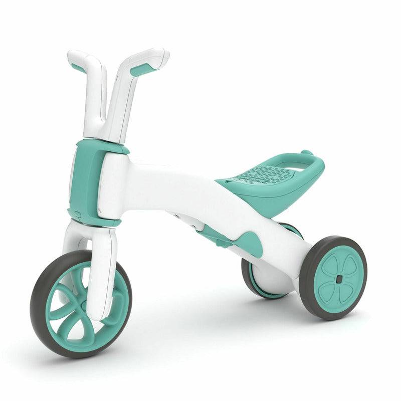 Tricicleta copii, Chillafish, Bunzi Matte, 2 in 1, Transformabila in bicicleta fara pedale, Cu sa reglabila, Cu mic compartiment in sa, 1.9 Kg, Pentru 1-3 ani, MINT - gogobaby.ro