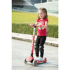 Trotineta copii, Kick`n`Roll, Pliabila, Cu roti luminoase, Reglabila in inaltime, 3-12 ani, Red
