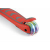 Trotineta copii, Kick`n`Roll, Pliabila, Cu roti luminoase, Reglabila in inaltime, 3-12 ani, Red