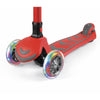 Trotineta copii, Kick`n`Roll, Pliabila, Cu roti luminoase, Reglabila in inaltime, 3-12 ani, Red