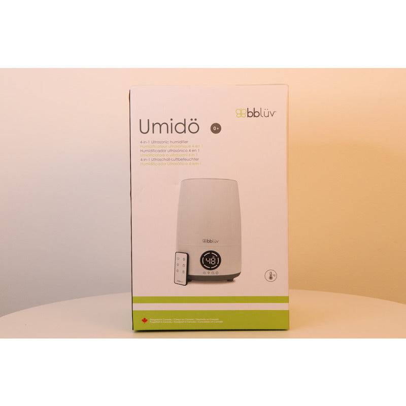 Umidificator, Bbluv, Umido, Cu ultrasunete si purificator de aer 4 In 1, Ultra silentios, Include difuzor de uleiuri esentiale, Cu panou de control digital, Cu telecomanda, Alb - gogobaby.ro