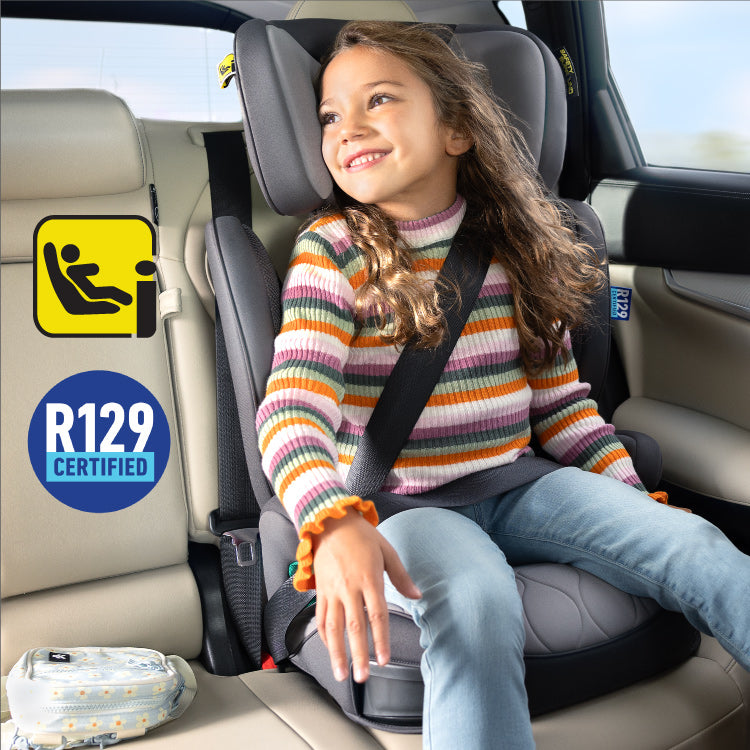 Graco - Scaun auto Affix Midnight,100-150 cm, certificat R129
