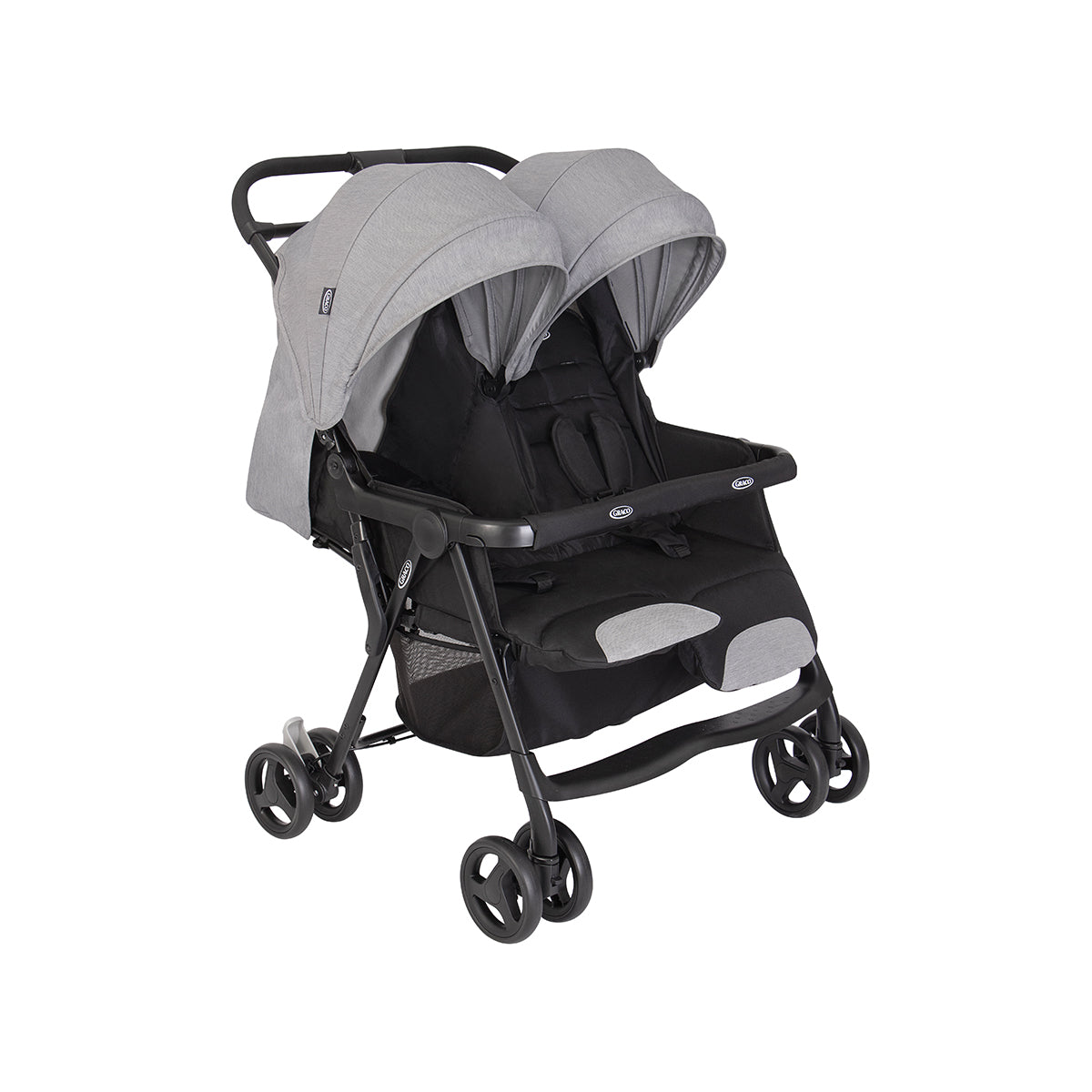 Graco - Carucior de gemeni DuoRider Steeple Gray