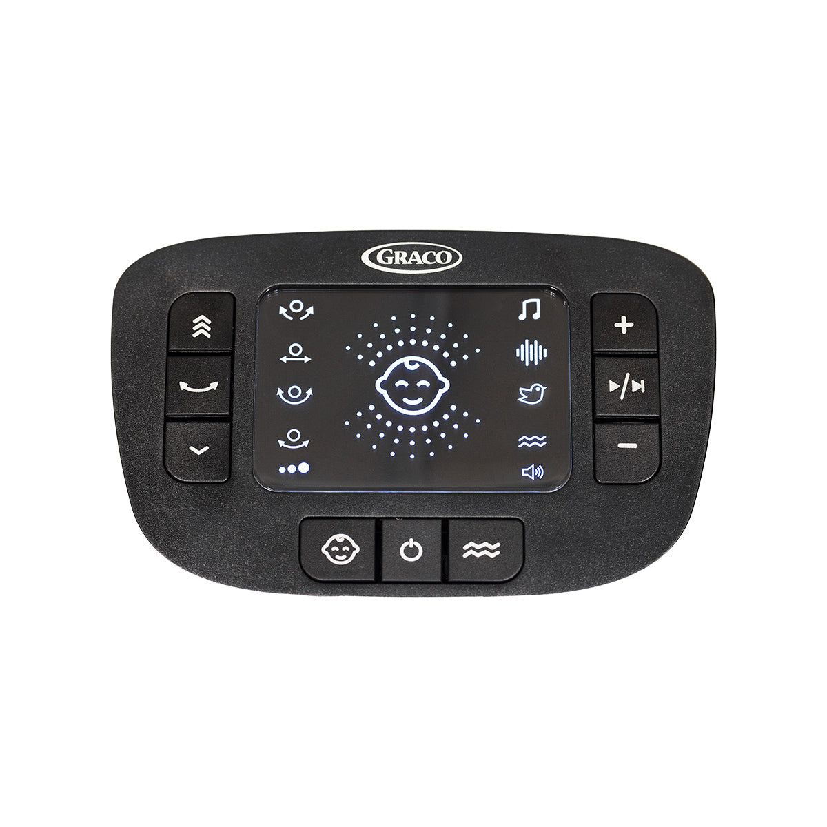 Graco - Leagan electric Eluma Sway cu tehnologie inteligenta de detectare a plansului, pentru bebelusi, alb Rori - gogobaby.ro